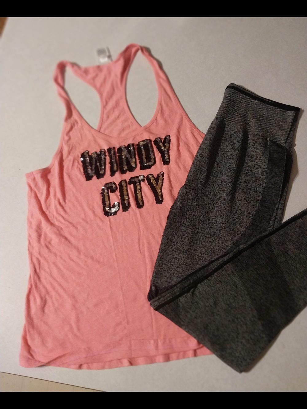 PINK Victoria's Secret Pink Racerback Tank with  Joggers.